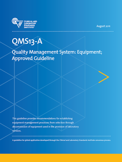 Quality Management System: Equipment, 1st Edition
