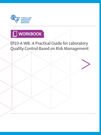 Laboratory Quality Control Based on Risk Management; Electronic Workbook