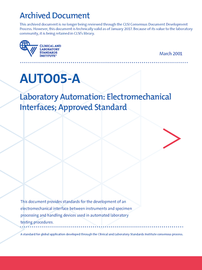 Laboratory Automation: Electromechanical Interfaces, 1st Edition