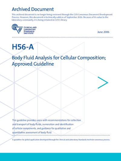 Body Fluid Analysis for Cellular Composition, 1st Edition